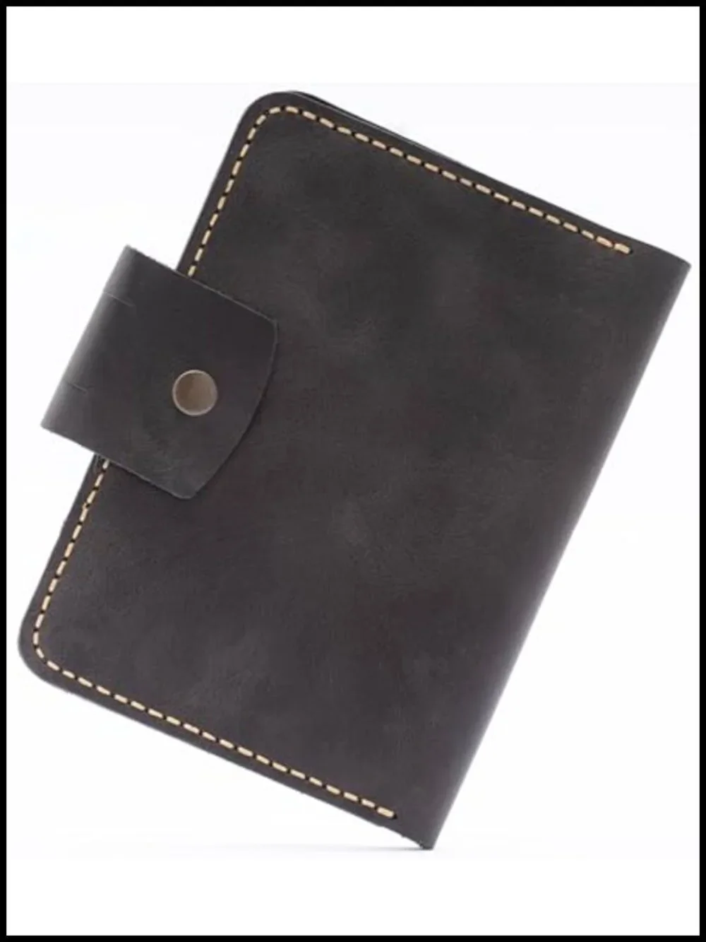 Genuine Leather Passport Wallet Credit Card Holder Travel Organizer